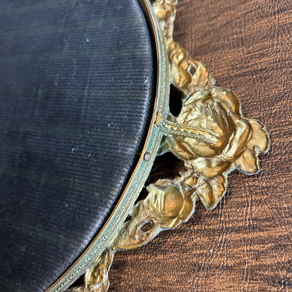 Vintage gold tone Mirror Vanity Tray - Picture 5 of 7